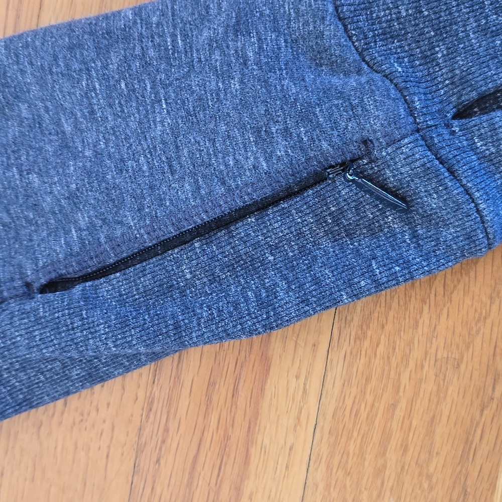 Athleta CYA Heathered Blue Hoodie Sweatshirt- M - Picture 3 of 12